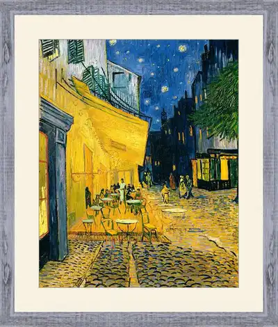 Ukázka obrazu v moderním rámu s paspartou Ukázka obrazu v moderním rámu s paspartou